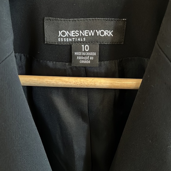 Jones New York Essentials Blazer in Black Size 10 - Picture 2 of 8